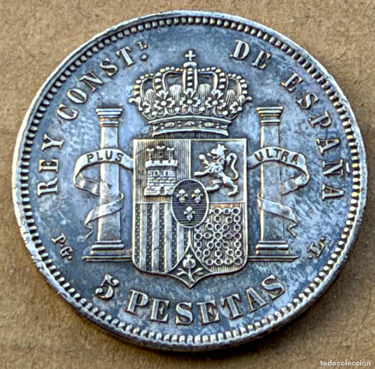 Monedas de Espa&ntilde;a: MONEDA DEL REY ALFONSO XIII PLATA - Foto 2