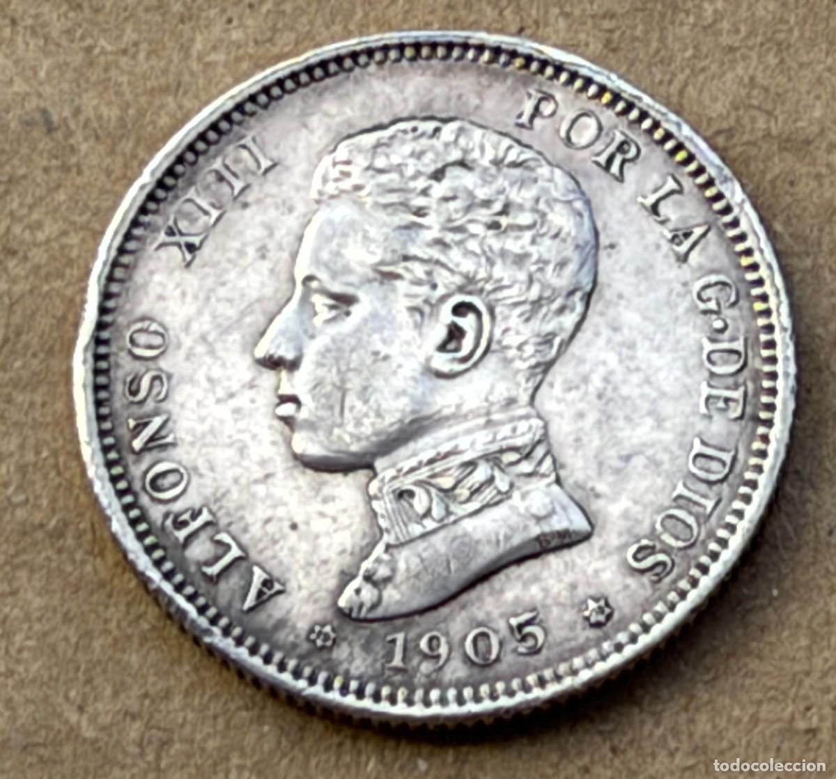 Coins of Spain: MONEDA DEL REY ALFONSO XIII PLATA
