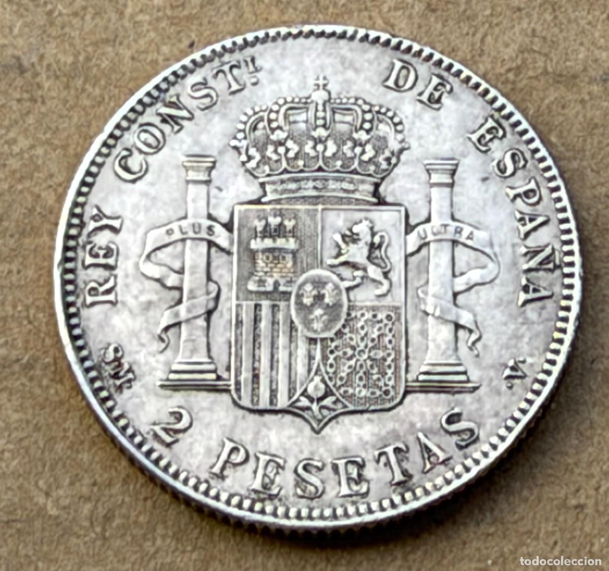 Monedas de Espa&ntilde;a: MONEDA DEL REY ALFONSO XIII PLATA - Foto 2