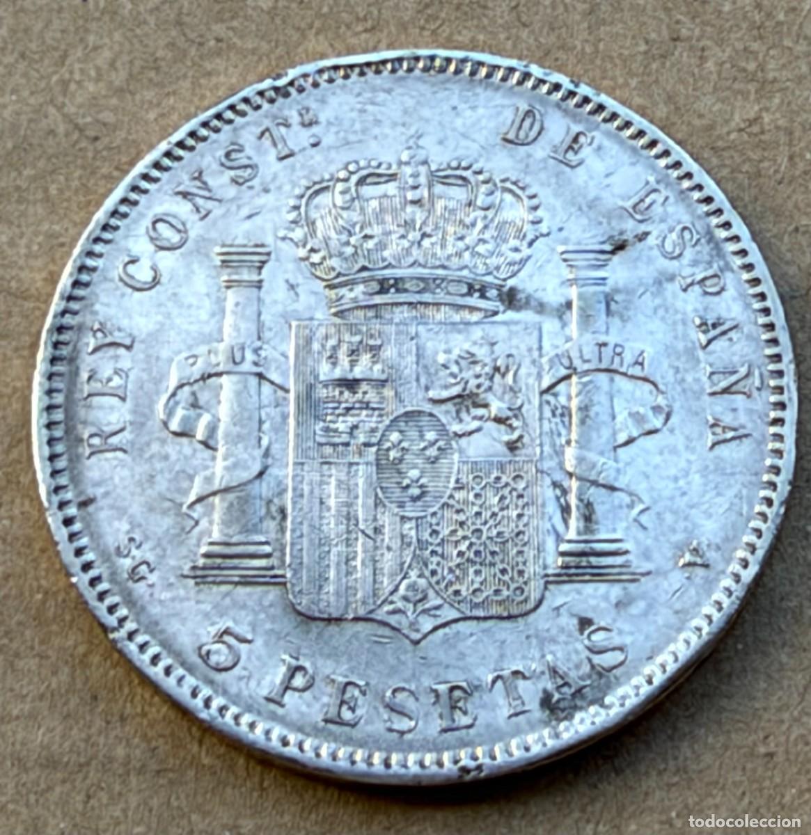 Monedas de Espa&ntilde;a: MONEDA DEL REY ALFONSO XIII PLATA - Foto 2