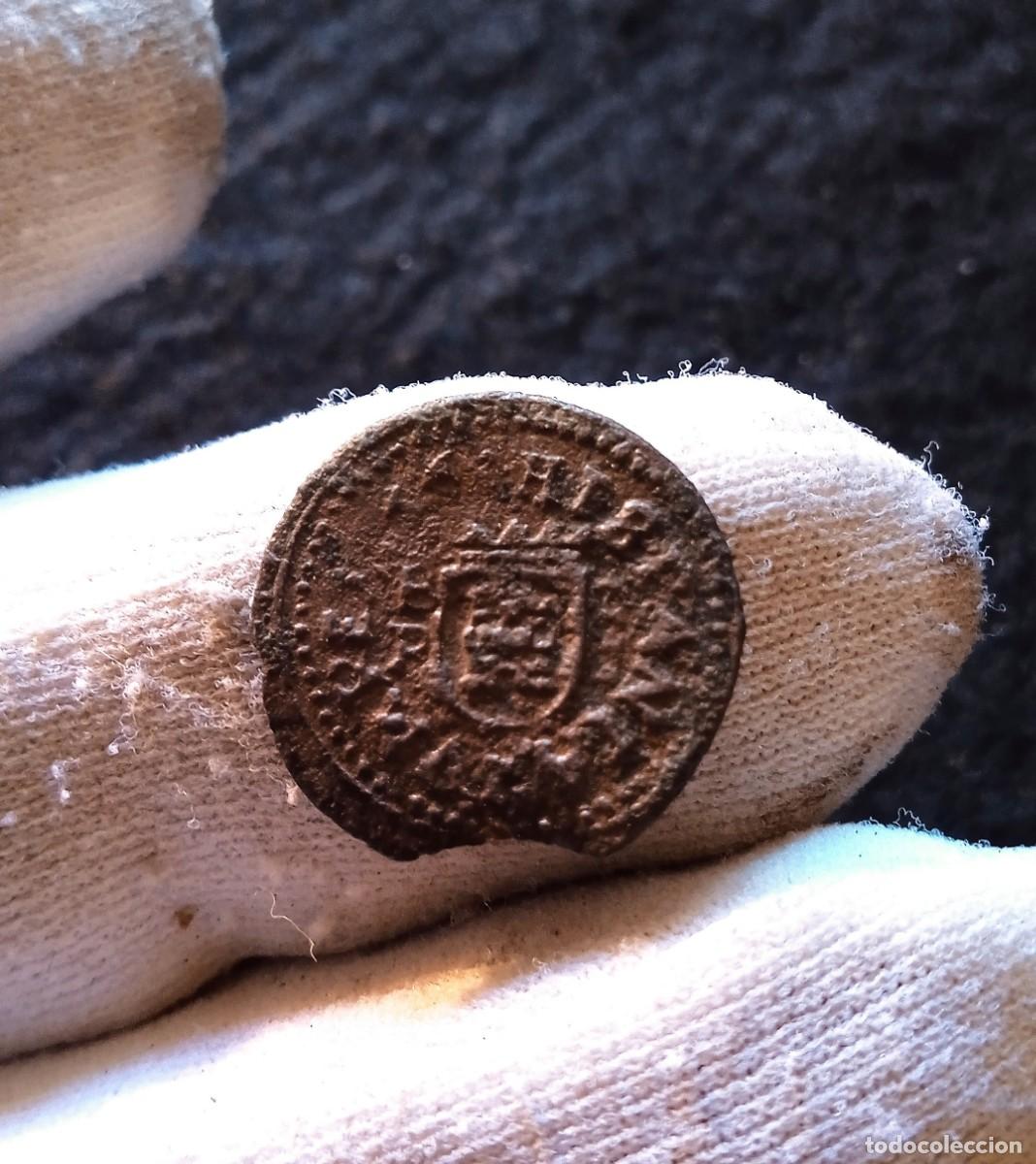 Monedas de Espa&ntilde;a: Escasos 4 maravedis de Felipe IV , CECA SEGOVIA,FECHA 1664