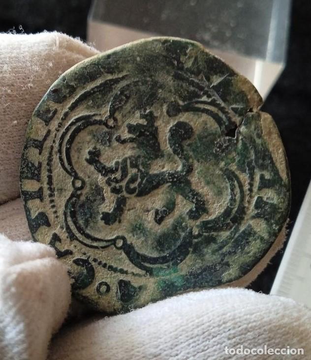 Monedas de Espa&ntilde;a: Bonitos 4 maravedis de los Reyes Catolicos, CECA Cuenca , bonita patina verde