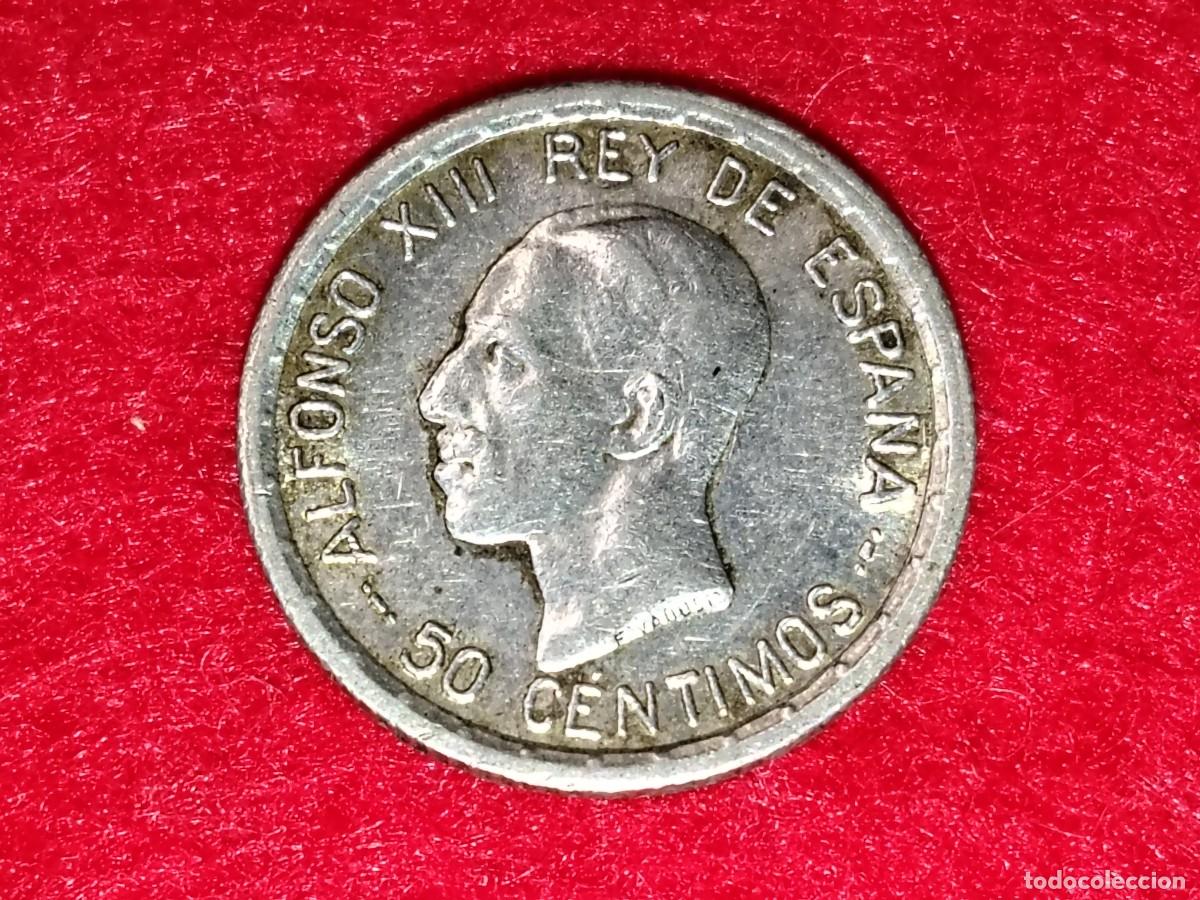 M&uuml;nzen von Spanien: Moneda, Espa&ntilde;a, Alfonso XIII, 50 Centimos, 1926, Madrid, MBC, Plata, KM:741