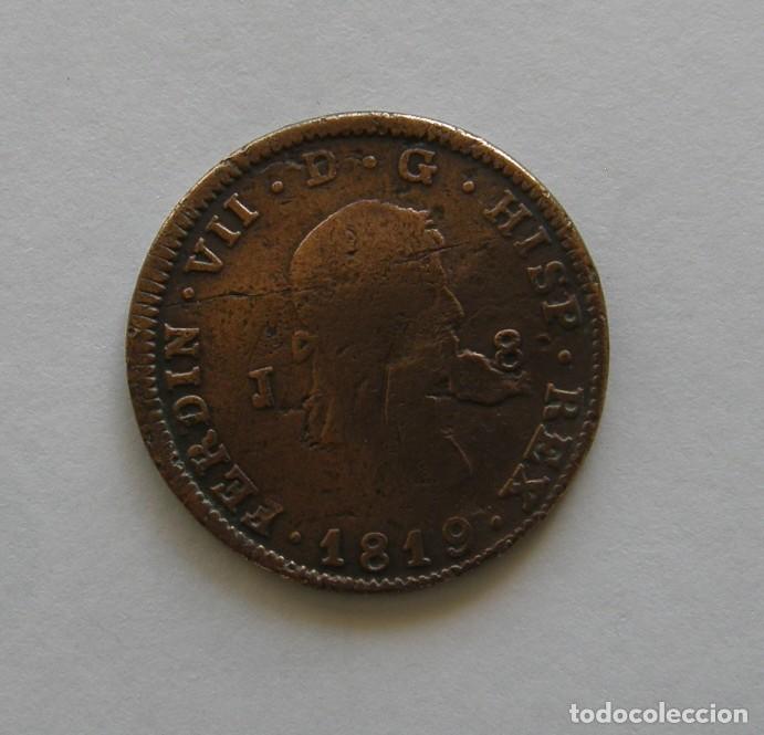 Monedas de Espa&ntilde;a: MONEDA FERDIN VII 1819 - Foto 1