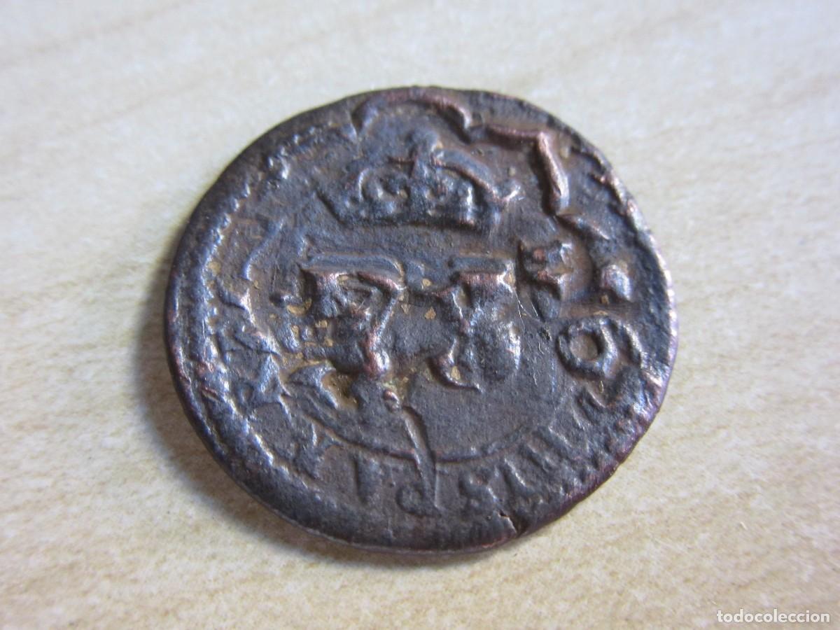Monedas de Espa&ntilde;a: Curioso resello de Felipe IV (1621 -1665) fechado en 165-