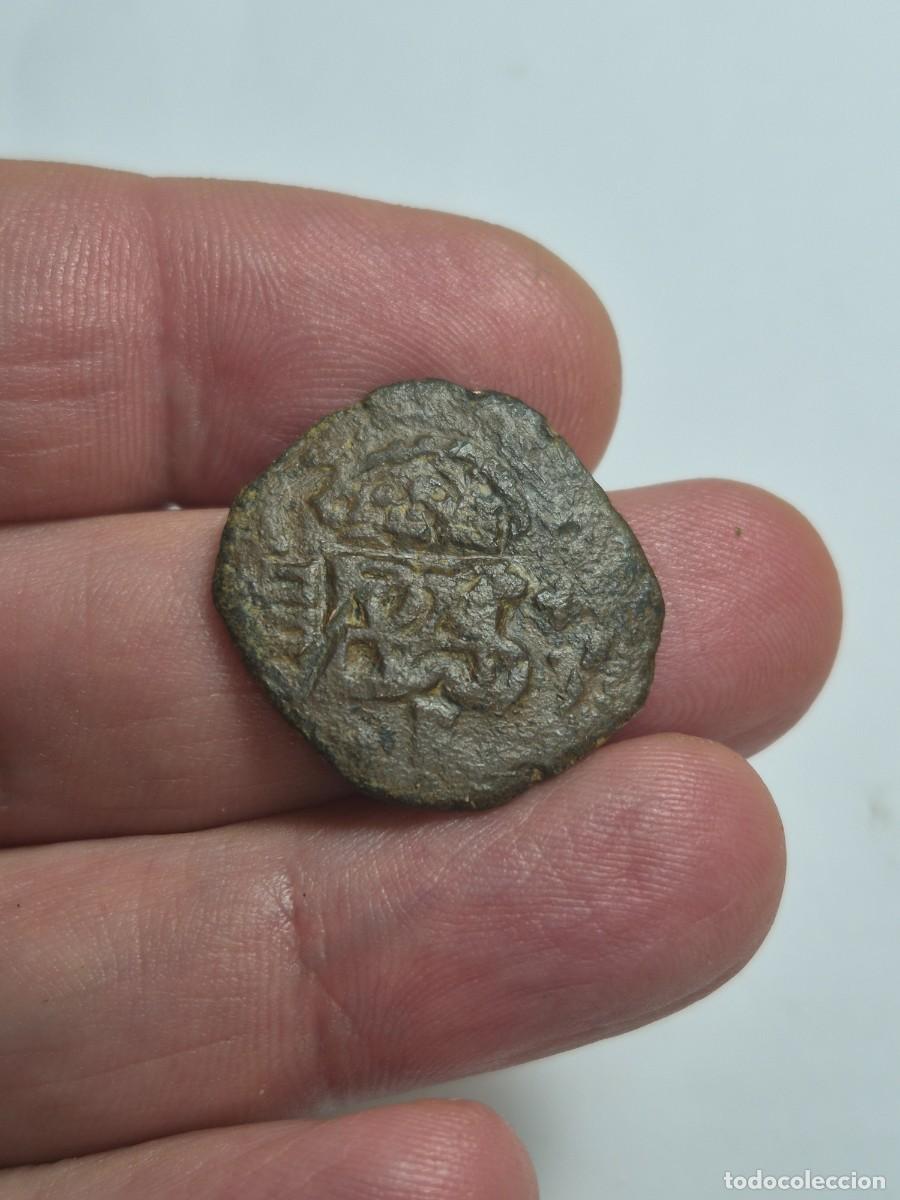 M&uuml;nzen von Spanien: NT/ FELIPE IV RESELLO IIII MARAVEDIES ANAGRAMA 1658-59 BURGOS? (E1536)