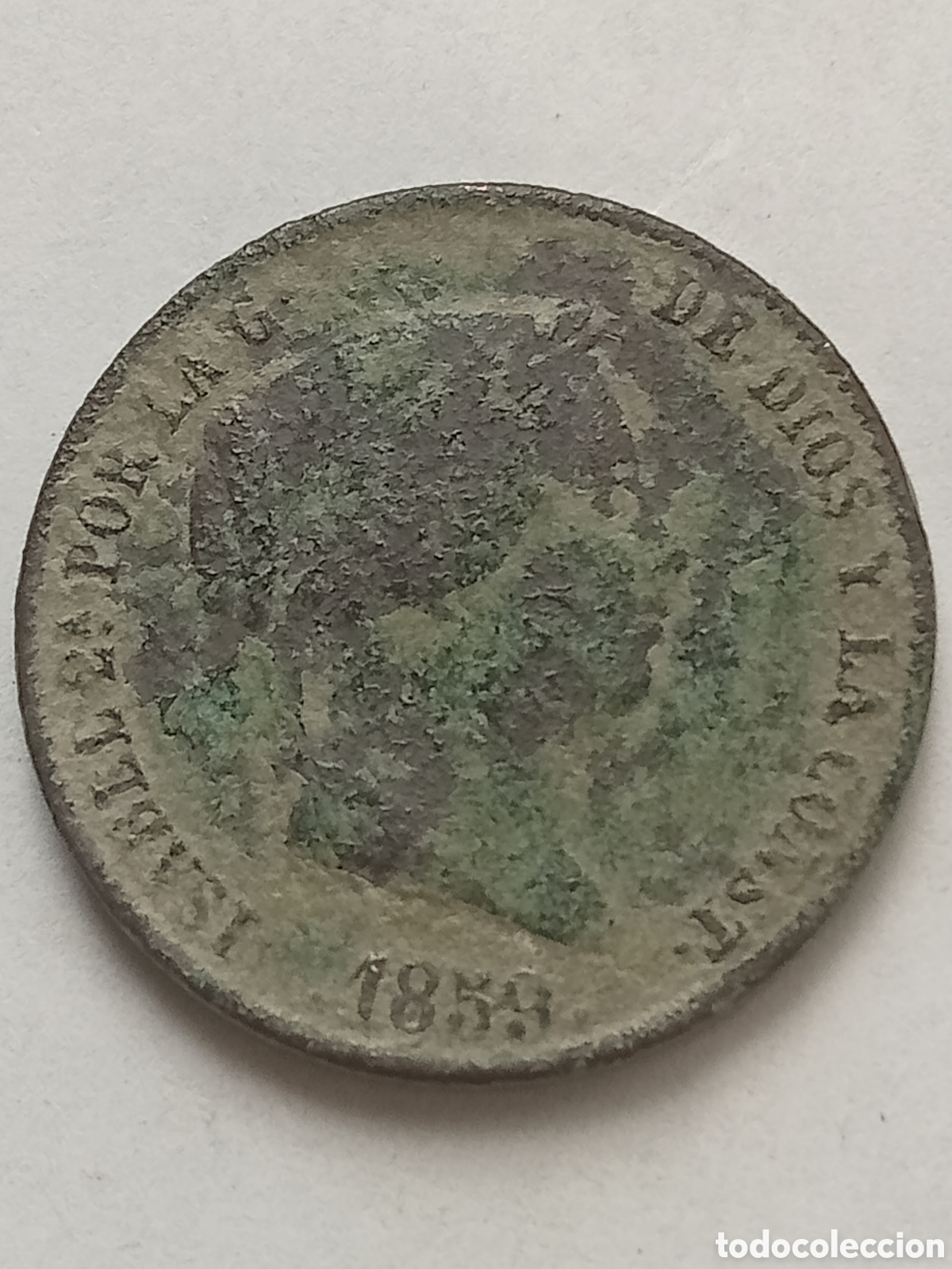 Coins of Spain: ISABEL II - A&Ntilde;O 1859 - 2,50 CTMOS DE REAL
