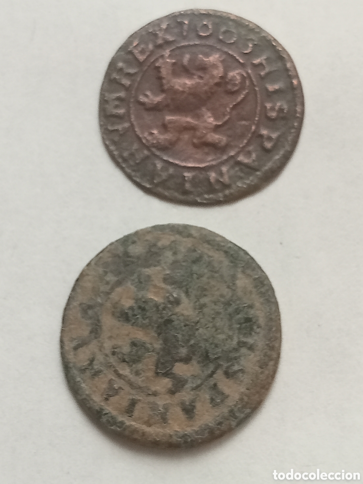 Moedas de Espanha: FELIPE III - SIGLO XVII - 2 MONEDAS- IV MARAVEDIES