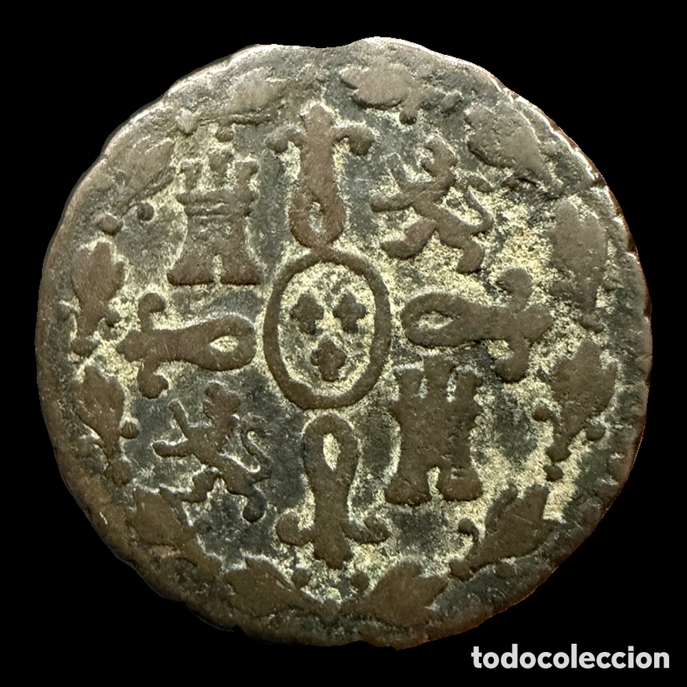 Monedas de Espa&ntilde;a: Lote 4 monedas 2 maraved&iacute;s Ferando VII - Foto 2