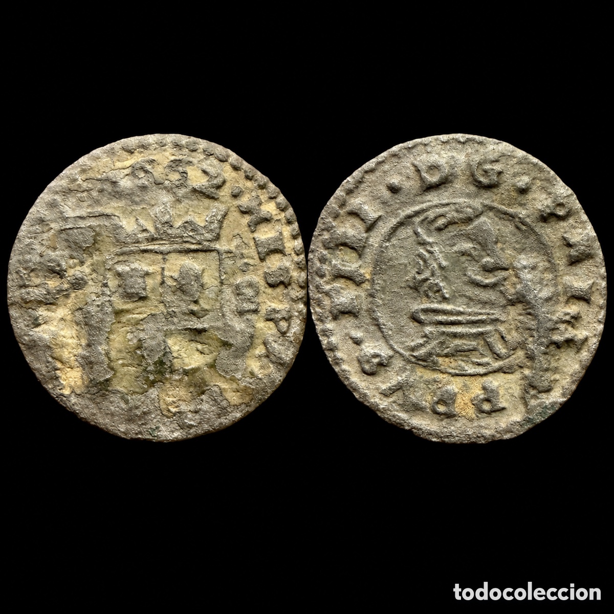 Monedas de Espa&ntilde;a: 8 Maraved&iacute;s Felipe IV - Foto 1