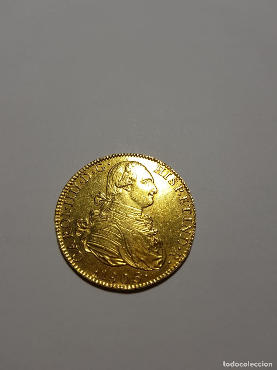 Monedas de Espa&ntilde;a: ESPA&Ntilde;A-CARLOS IIII/IV-8 ESCUDO-1805-MEXICO-TH