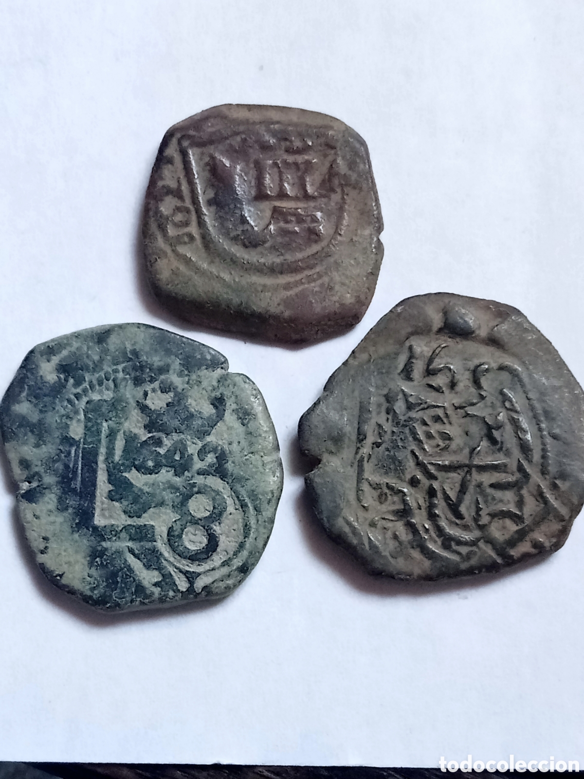 Monedas de Espa&ntilde;a: 3 FELIPE IV - SIGLO XVII - VIII MARAVEDIES