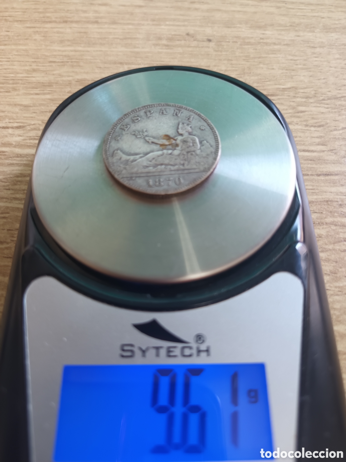 Monedas de Espa&ntilde;a: MONEDA DE PLATA DE 2 PESETAS A&Ntilde;O 1870