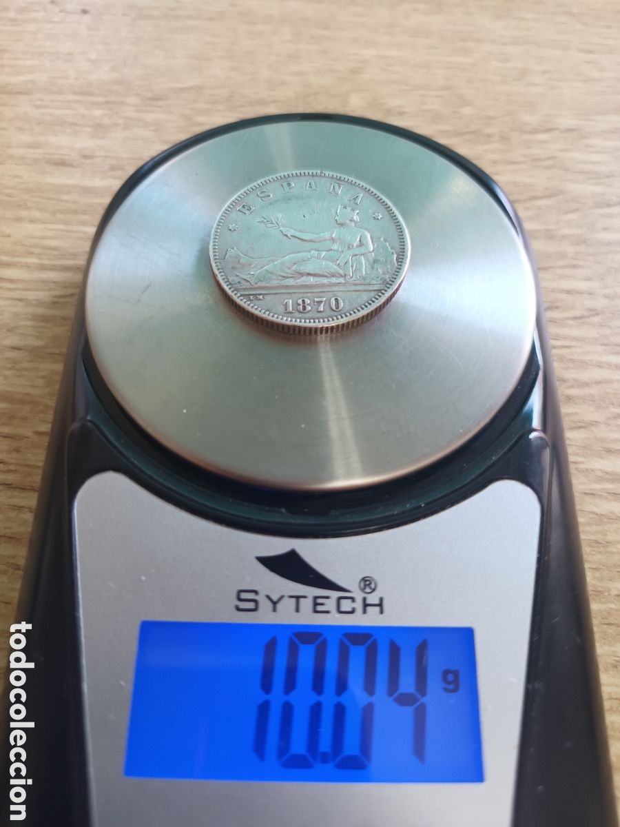 Monedas de Espa&ntilde;a: MONEDA DE PLATA DE 2 PESETAS A&Ntilde;O 1870 - Foto 3