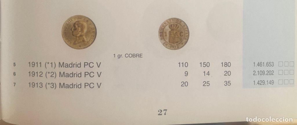 Monedas de Espa&ntilde;a: RARISIMA 1 C&Eacute;NTIMO 1911 ALFONSO XII - Foto 4