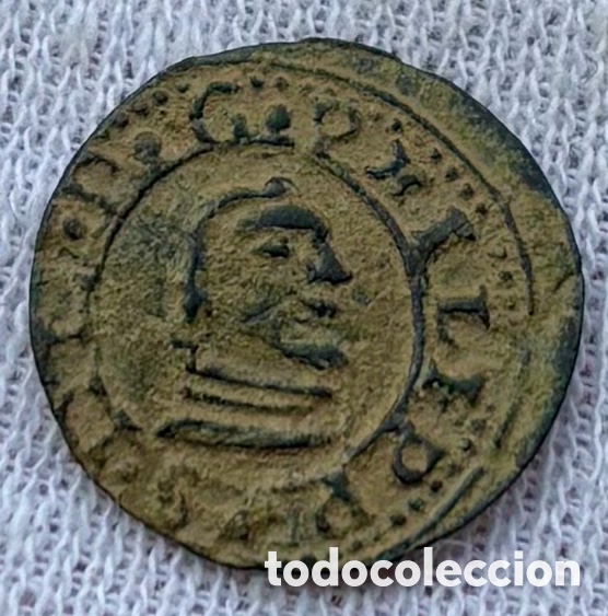 Moedas de Espanha: Moneda 4 Maravedis 1664 Burgos. FELIPE IV
