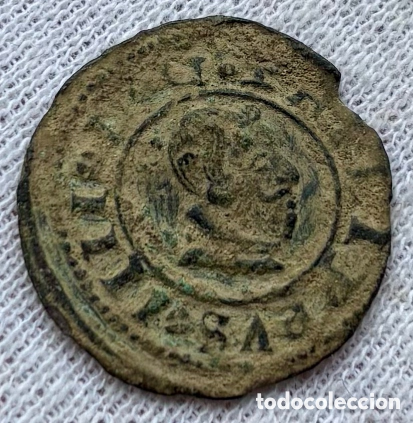 M&uuml;nzen von Spanien: Moneda 8 Maravedis 1663 Madrid. FELIPE IV