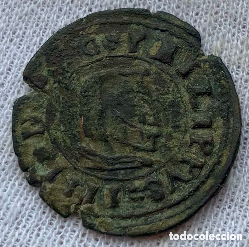 Coins of Spain: Moneda 16 Maravedis 1662 Segovia. FELIPE IV