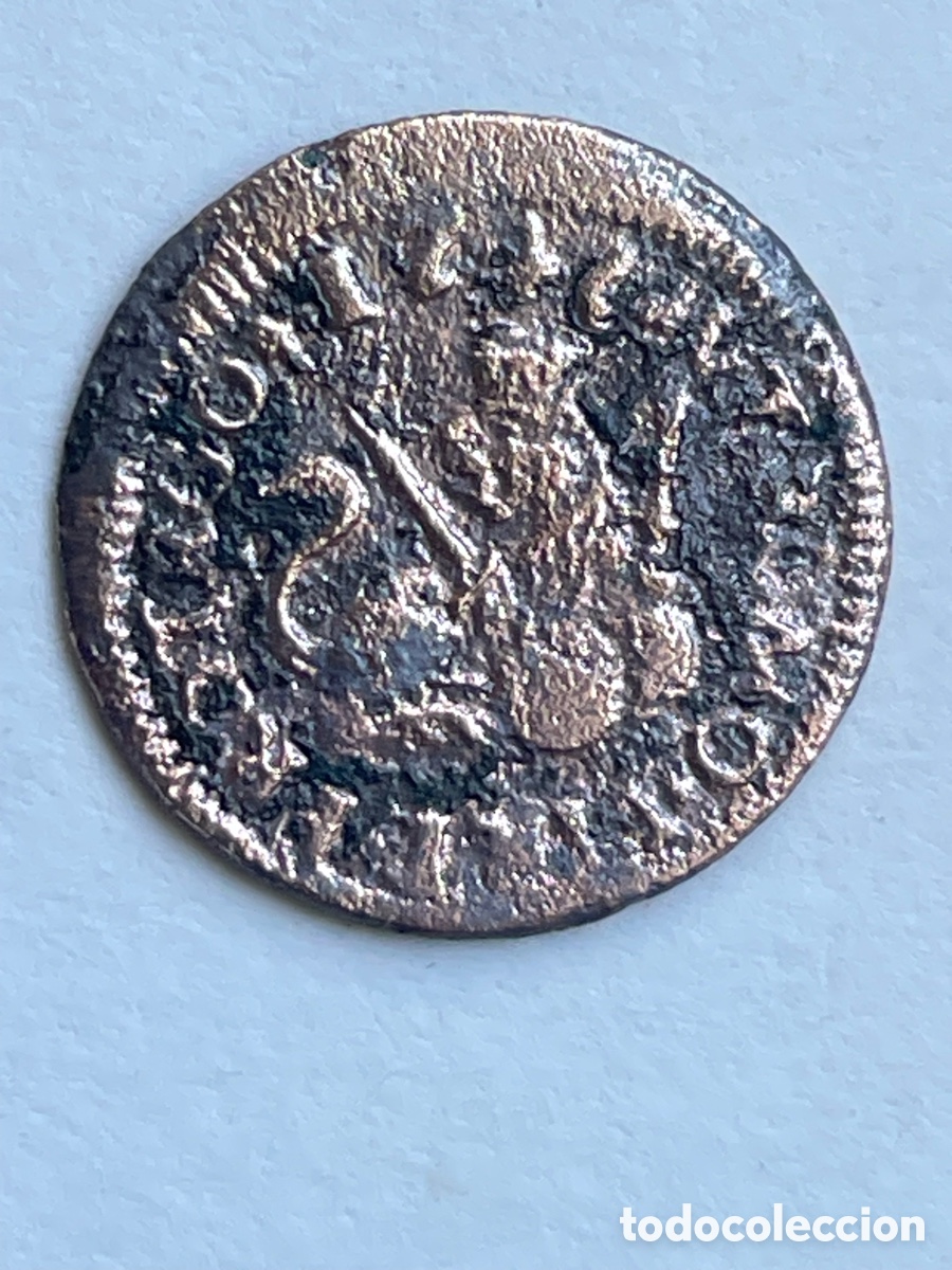 Monedas de Espa&ntilde;a: Moneda de Felipe V del a&ntilde;o 1742 / 1 Maraved&iacute;