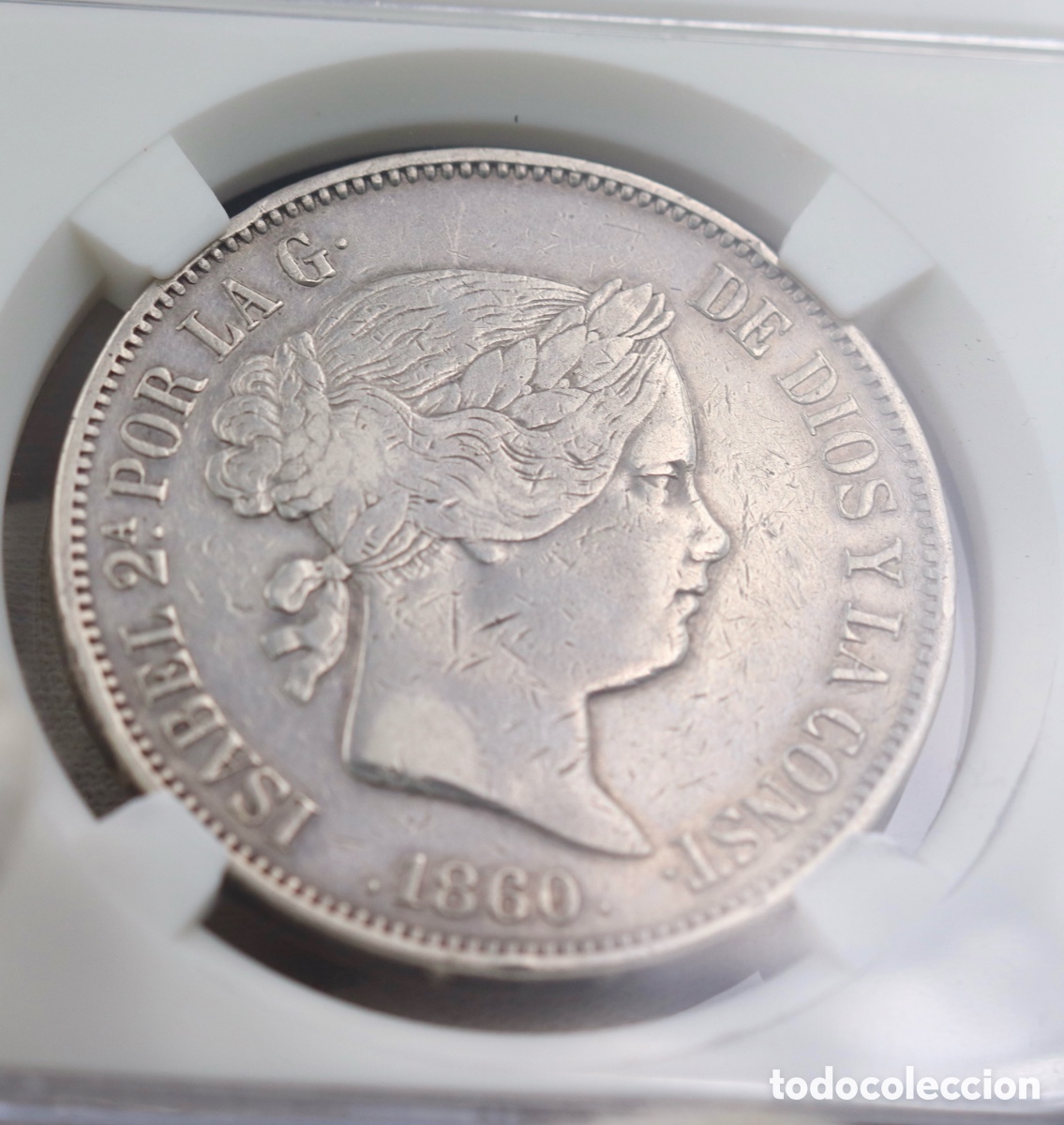 Monedas de Espa&ntilde;a: Isabel II, 20 Reales - Foto 3