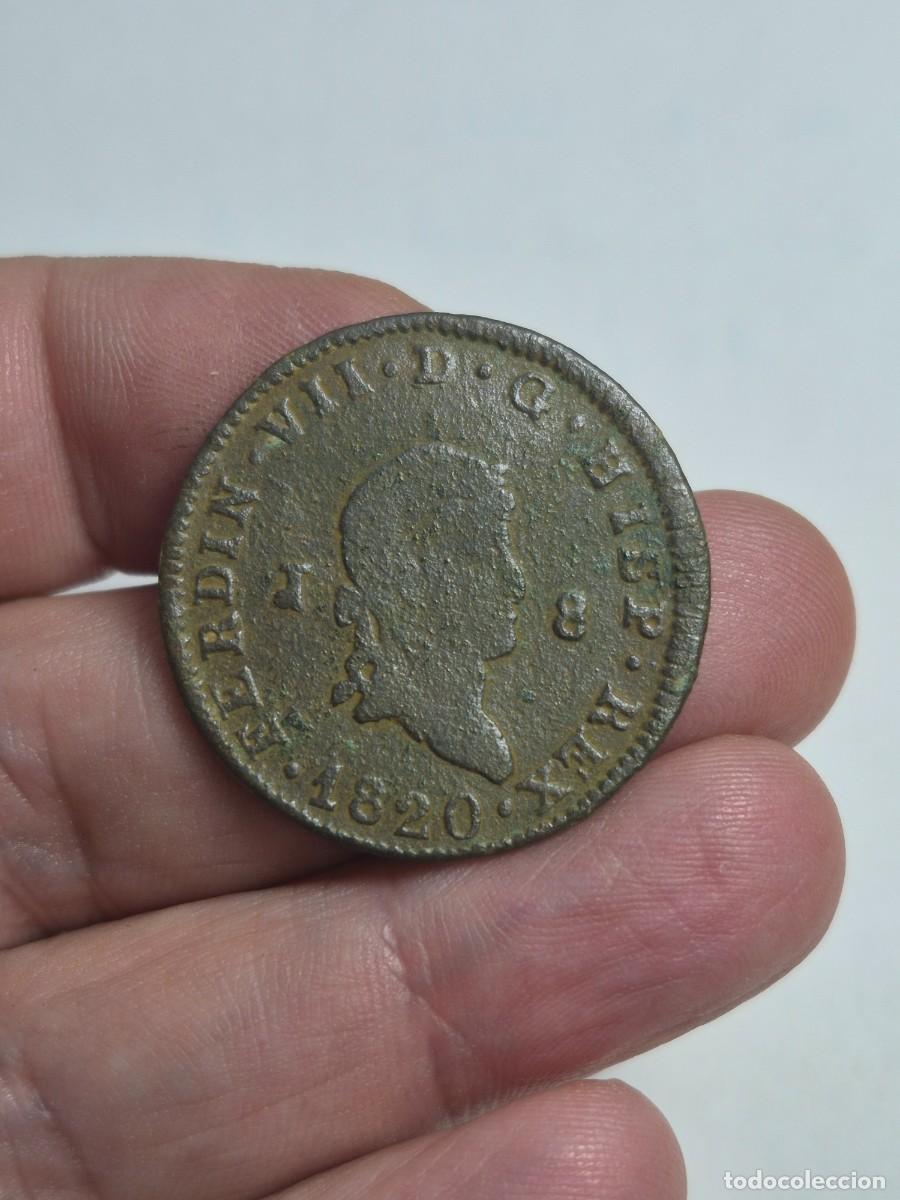 Monedas de Espa&ntilde;a: NT/ FERNANDO VII 8 MARAVEDIES 1820 JUBIA (E1543)