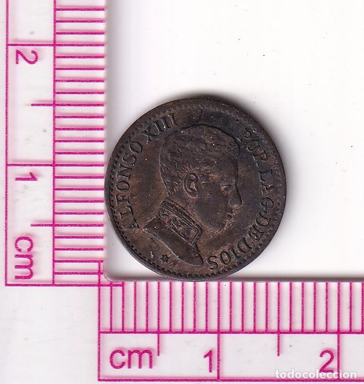Moedas de Espanha: CRF1897 MONEDA ESPA&Ntilde;A ALFONSO XIII 1 CENTIMO 1906 *-- SLV