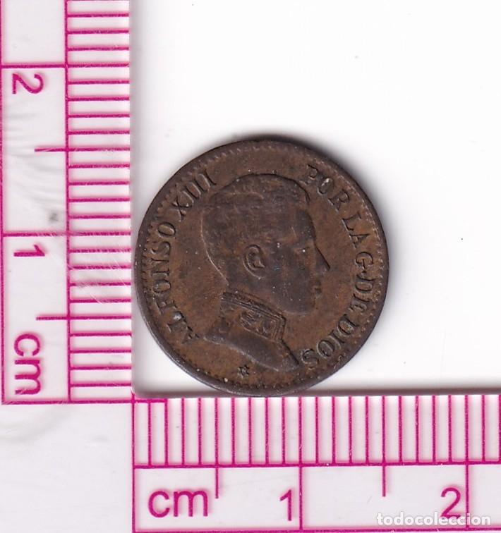 Moedas de Espanha: CRF1900 MONEDA ESPA&Ntilde;A ALFONSO XIII 1 CENTIMO 1906 *6 SLV