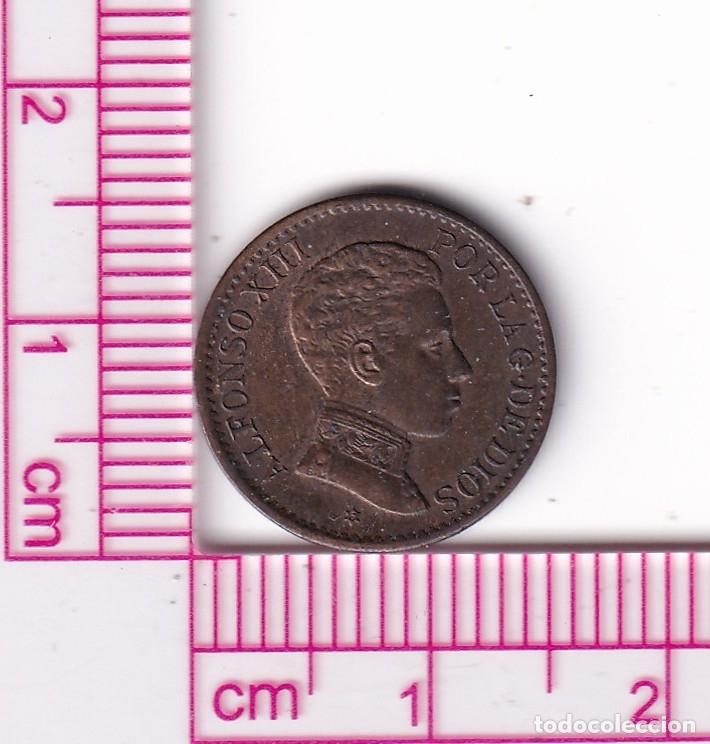 Monnaies d'Espagne: CRF1904 MONEDA ESPA&Ntilde;A ALFONSO XIII 1 CENTIMO 1906 *6 SLV