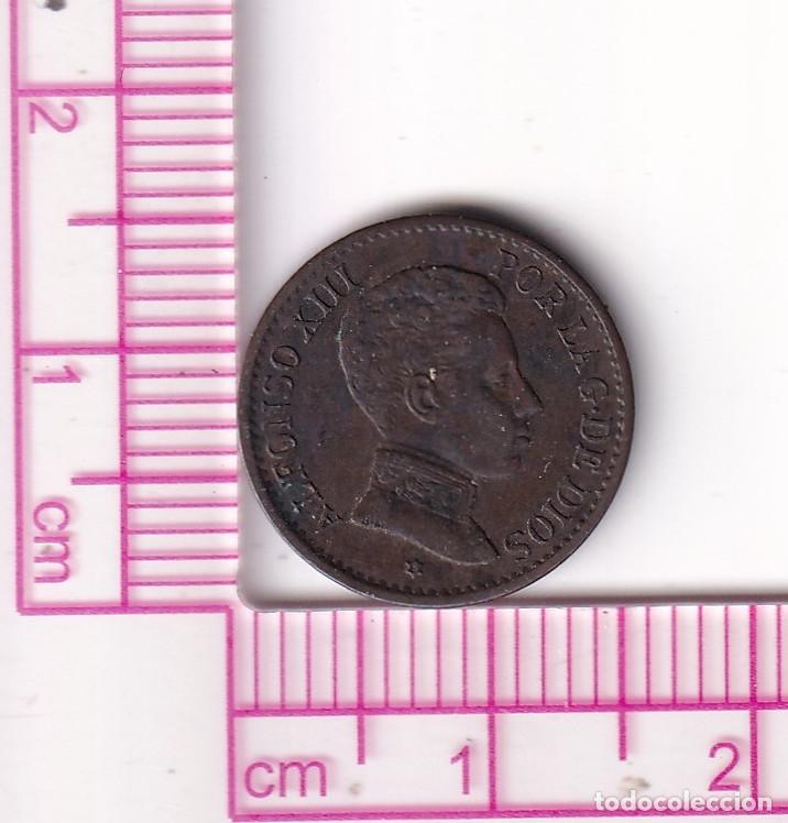 Monnaies d'Espagne: CRF1905 MONEDA ESPA&Ntilde;A ALFONSO XIII 1 CENTIMO 1906 *6 SLV
