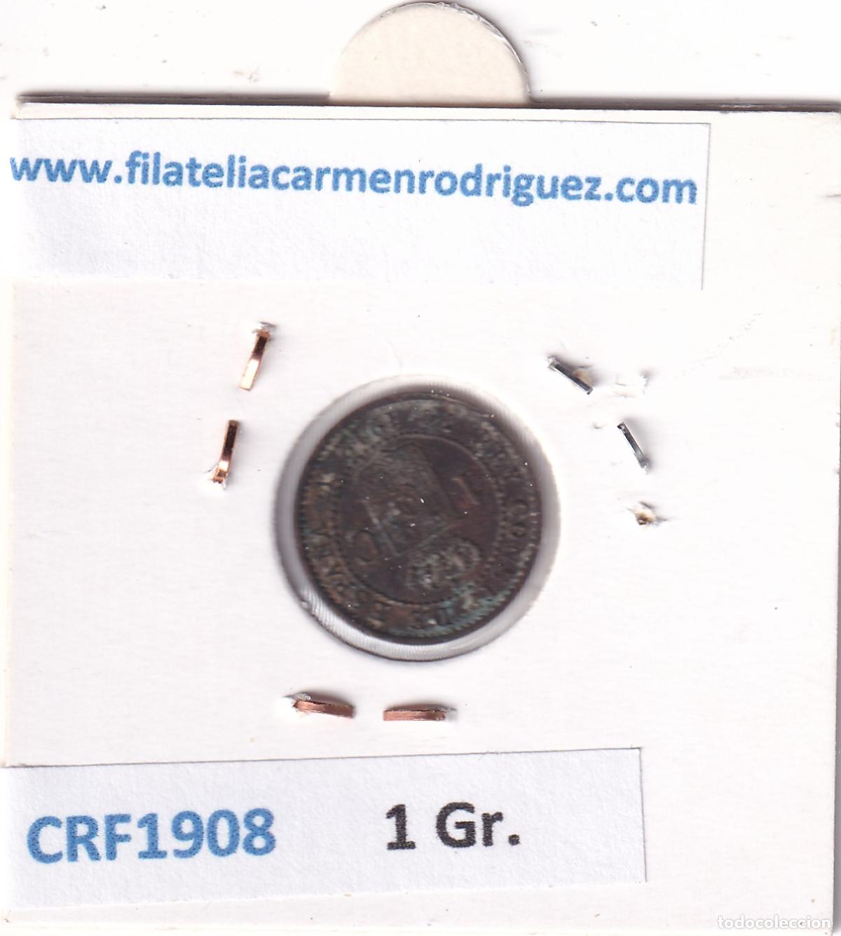 Monedas de Espa&ntilde;a: CRF1908 MONEDA ESPA&Ntilde;A ALFONSO XIII 1 CENTIMO 1912 *2 PCV - Foto 4