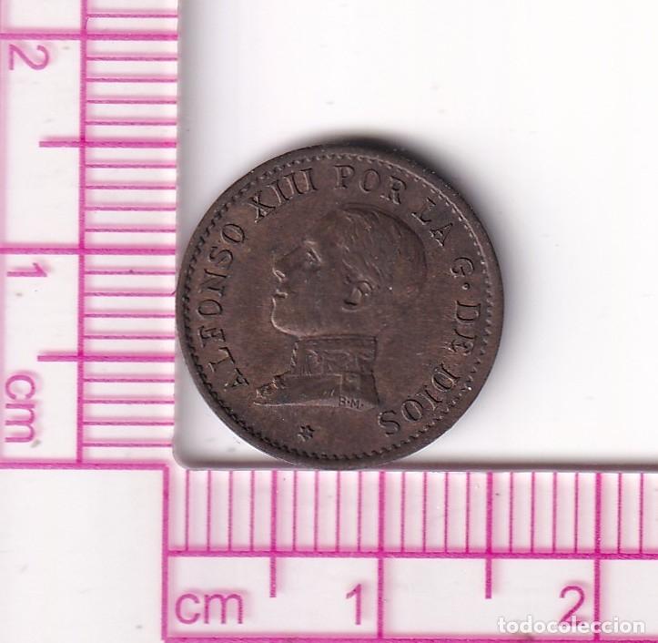 Monnaies d'Espagne: CRF1911 MONEDA ESPA&Ntilde;A ALFONSO XIII 1 CENTIMO 1912 *2 PCV