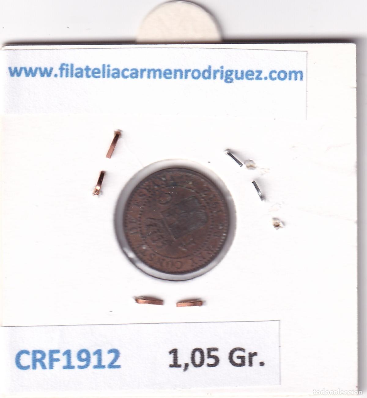 Monedas de Espa&ntilde;a: CRF1912 MONEDA ESPA&Ntilde;A ALFONSO XIII 1 CENTIMO 1912 *2 PCV - Foto 4