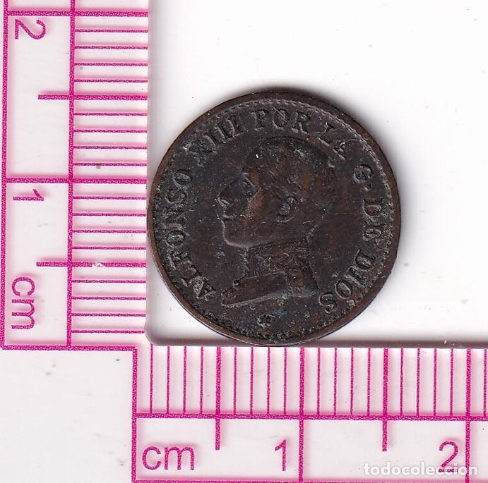 Coins of Spain: CRF1914 MONEDA ESPA&Ntilde;A ALFONSO XIII 1 CENTIMO 1912 *-- PCV
