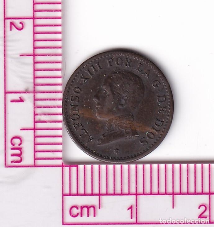 Moedas de Espanha: CRF1918 MONEDA ESPA&Ntilde;A ALFONSO XIII 1 CENTIMO 1912 *2 PCV
