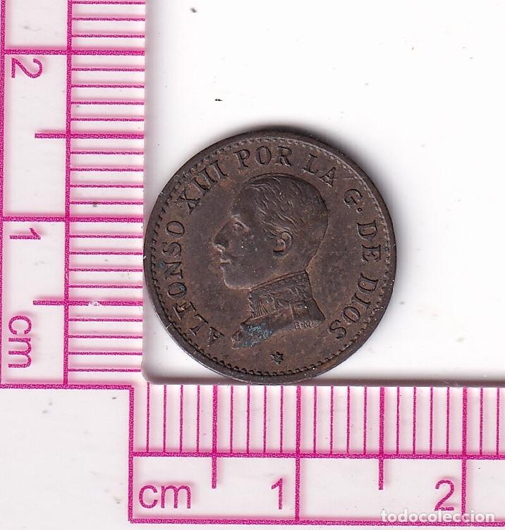 Monete da Spagna: CRF1926 MONEDA ESPA&Ntilde;A ALFONSO XIII 1 CENTIMO 1912 *2 PCV