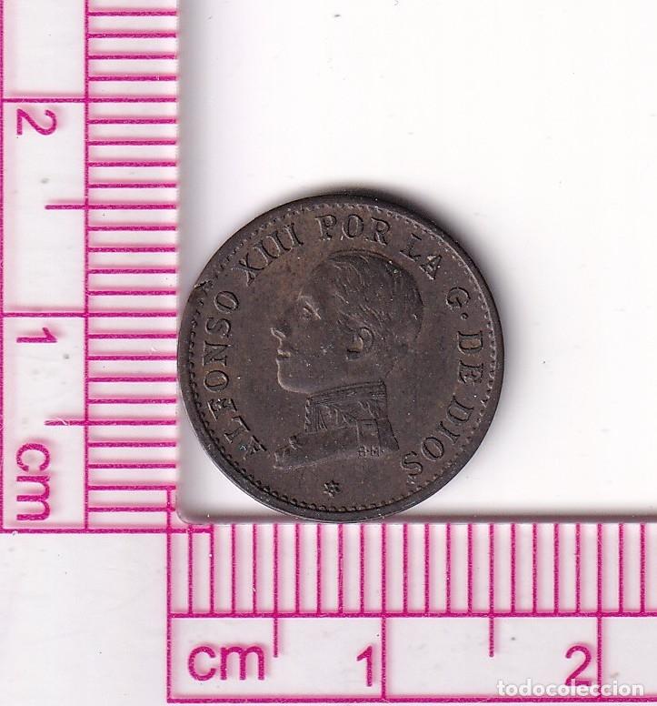 Monete da Spagna: CRF1927 MONEDA ESPA&Ntilde;A ALFONSO XIII 1 CENTIMO 1912 *2 PCV