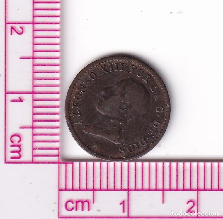 Monete da Spagna: CRF1928 MONEDA ESPA&Ntilde;A ALFONSO XIII 1 CENTIMO 1912 *2 PCV