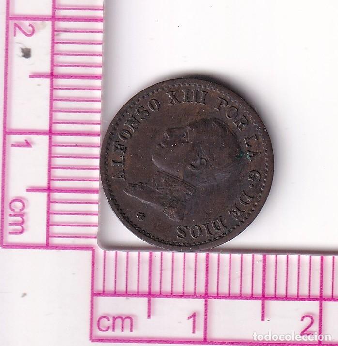 Monete da Spagna: CRF1929 MONEDA ESPA&Ntilde;A ALFONSO XIII 1 CENTIMO 1912 *2 PCV