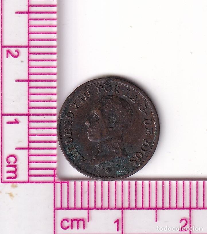 Monete da Spagna: CRF1931 MONEDA ESPA&Ntilde;A ALFONSO XIII 1 CENTIMO 1912 *2 PCV