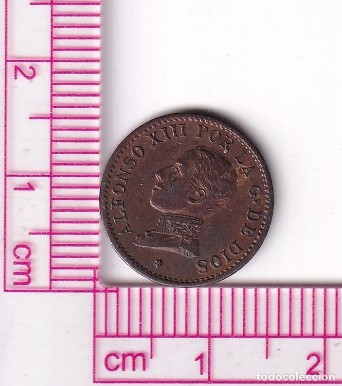 Monete da Spagna: CRF1933 MONEDA ESPA&Ntilde;A ALFONSO XIII 1 CENTIMO 1912 *2 PCV