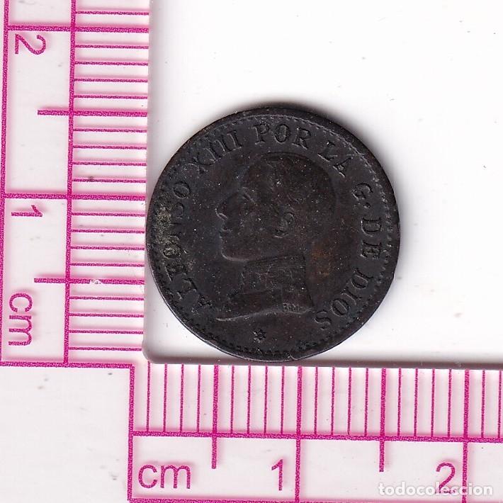 Moedas de Espanha: CRF1938 MONEDA ESPA&Ntilde;A ALFONSO XIII 1 CENTIMO 1912 *2 PCV