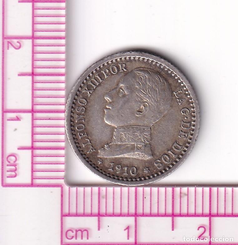 Coins of Spain: CRF1941 MONEDA ESPA&Ntilde;A ALFONSO XIII 50 CENTIMOS 1910 *1*0 PCV