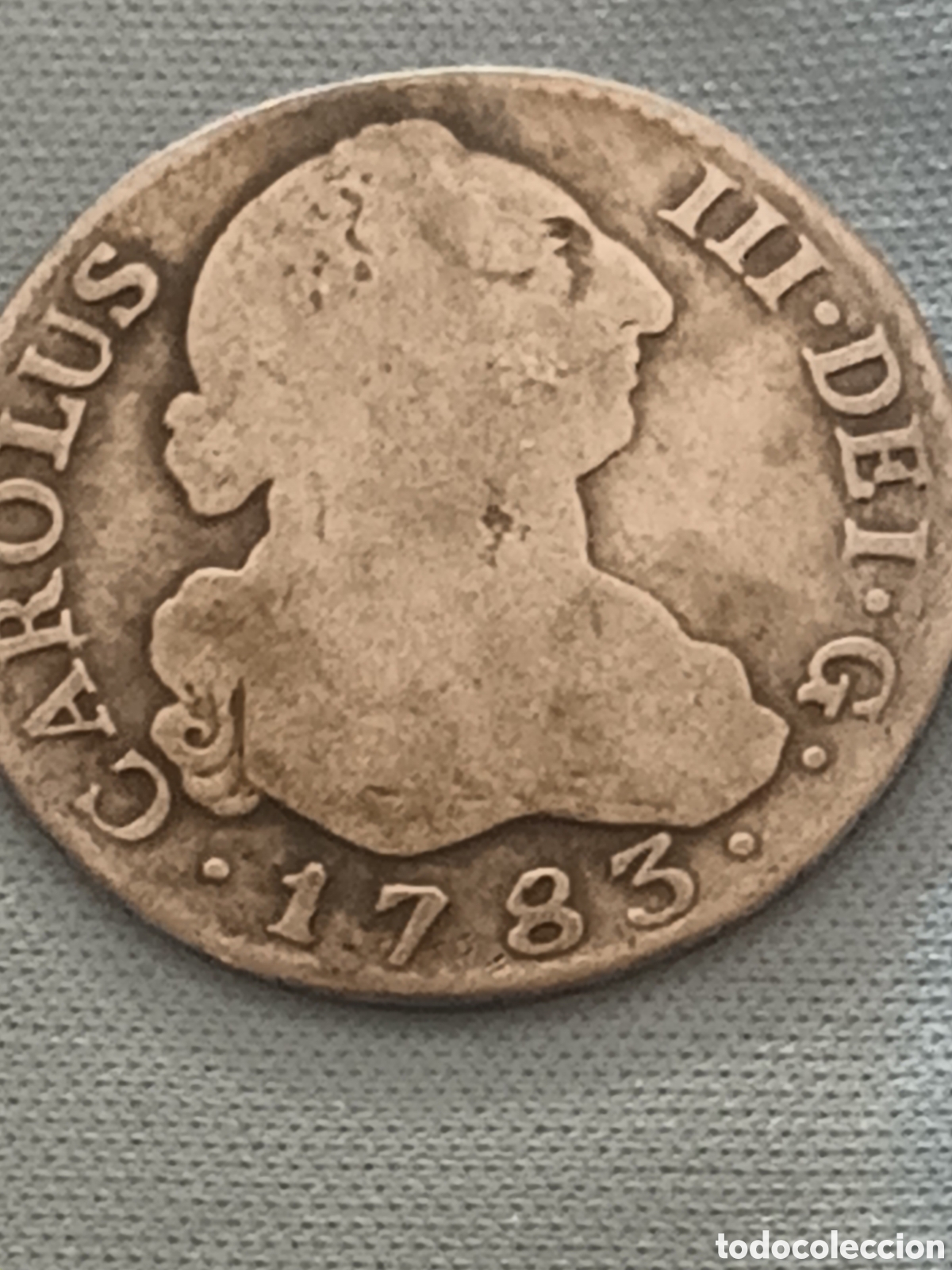 Moedas de Espanha: 2 REALES DE PLATA CAROLUS III A&Ntilde;O 1783