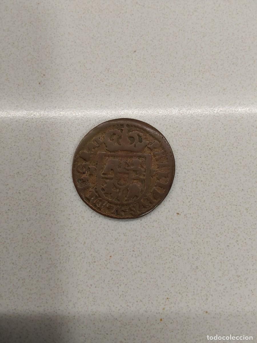 Monete da Spagna: No32-BONITOS 6 DINEROS DE FELIPE V DE VALENCIA 1709