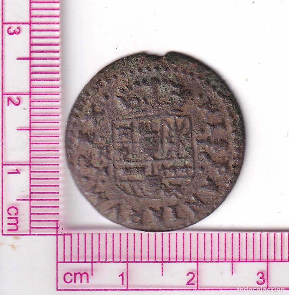Coins of Spain: CRE9762 MONEDA ESPA&Ntilde;A REYES CATOLICOS 16 MARAVEDIS 1662 TRUJILLO PLATA