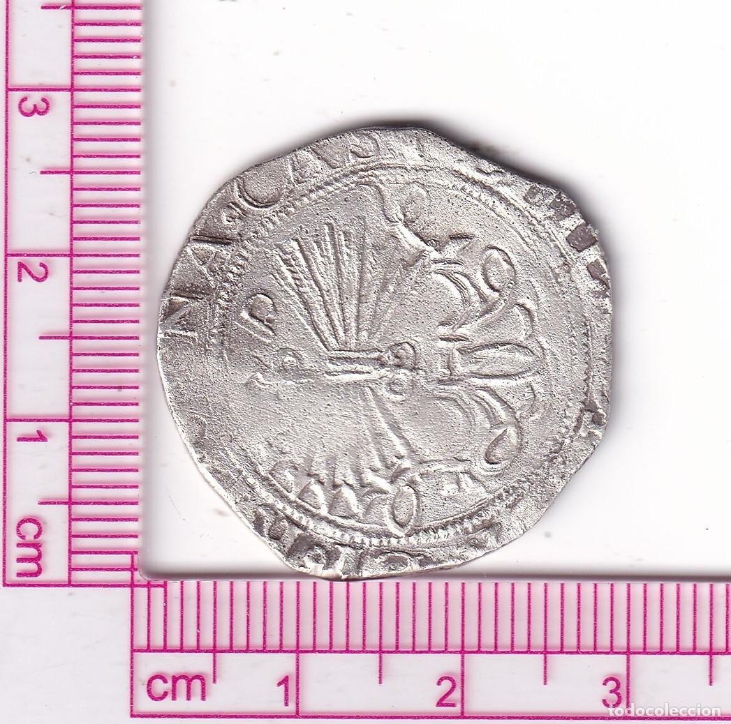 Coins of Spain: CRCAP365 MONEDA ESPA&Ntilde;A REYES CAT&Oacute;LICOS 2 REALES SEVILLA FLAN GRANDE PLATA