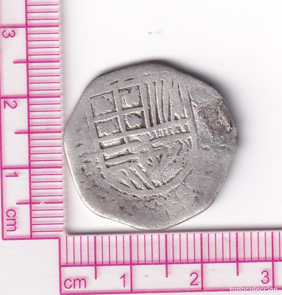 Coins of Spain: CRCAP367 MONEDA ESPA&Ntilde;A HABSBURGO 2 REALES INCIERTO PLATA