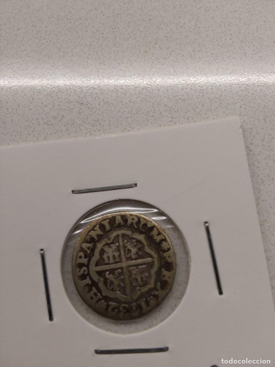 Coins of Spain: No38-UN REAL FELIPE V PLATA