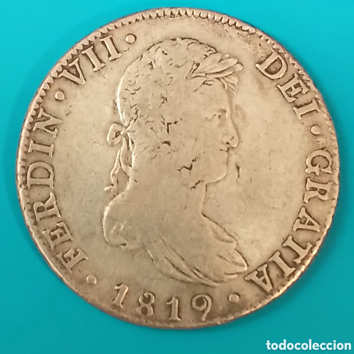 Monedas de Espa&ntilde;a: FERNANDO VII 8 REALES PLATA 1819 MEXICO JJ