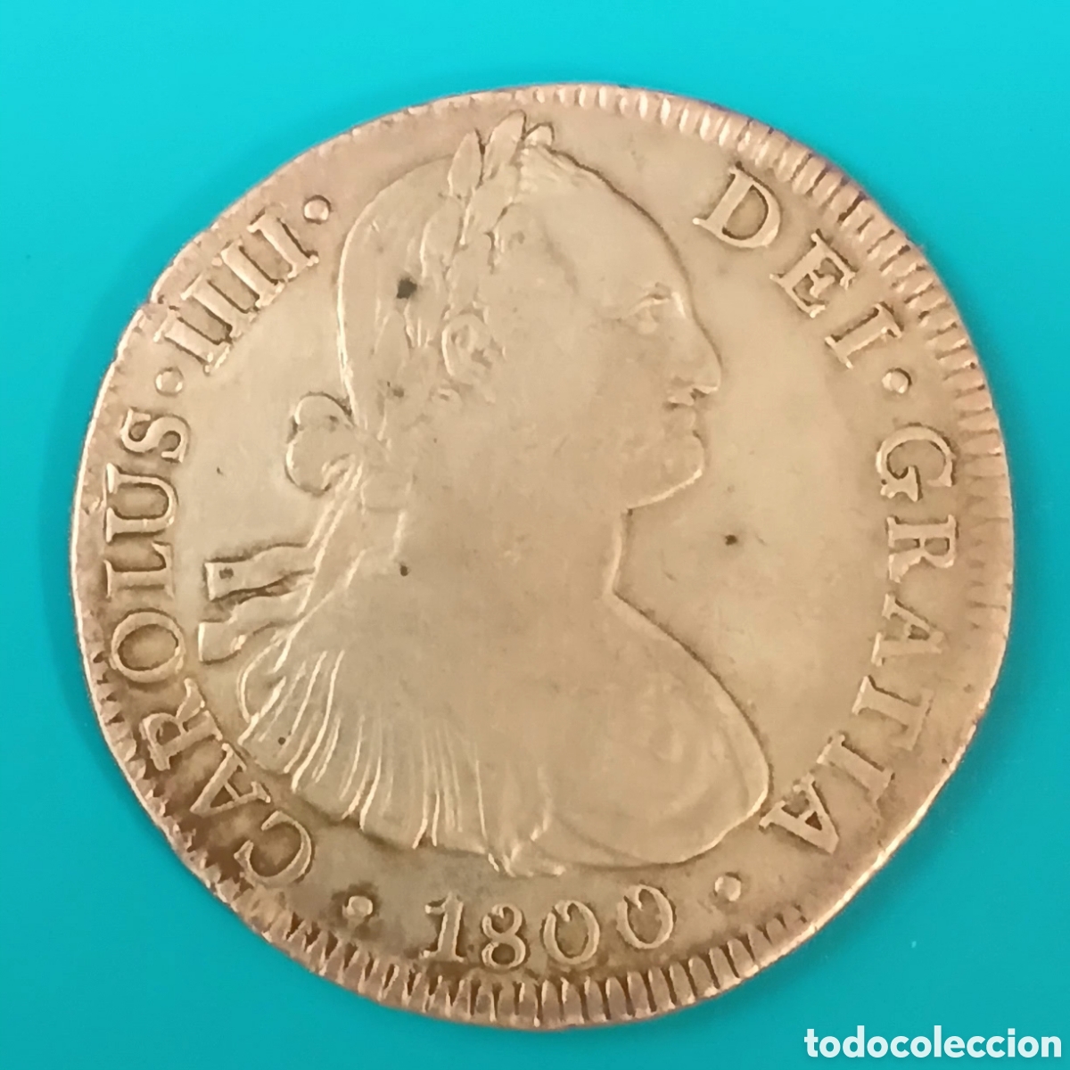 Monedas de Espa&ntilde;a: CARLOS IV 8 REALES PLATA 1800 MEXICO FM